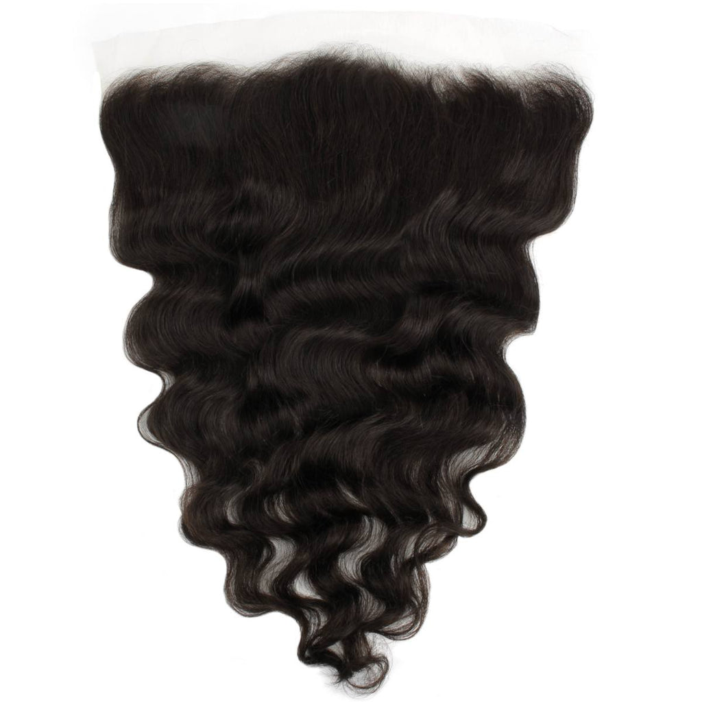 Loose Wave 13x4 Transparent Lace Human Hair Frontal by Private Label