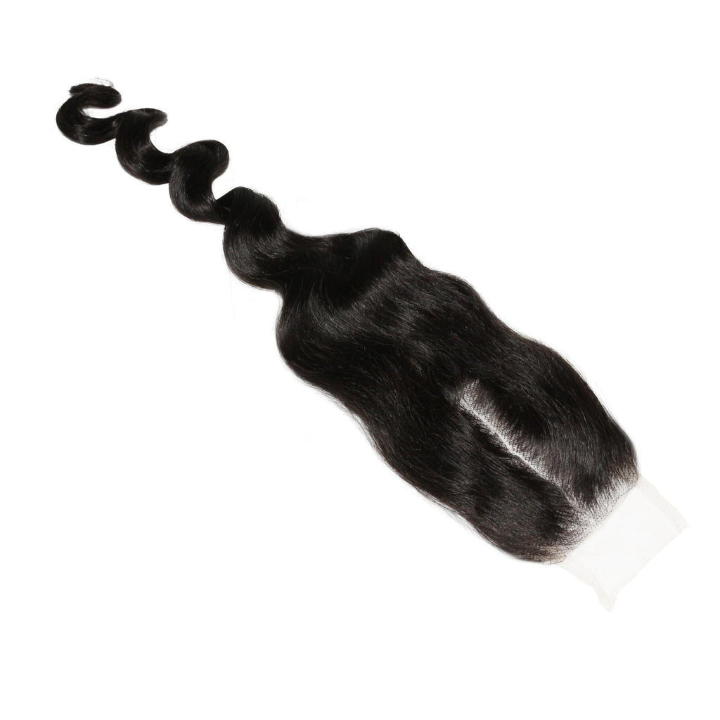 Loose Wave 2x6 Transparent Lace Human Hair Closure by Private Label