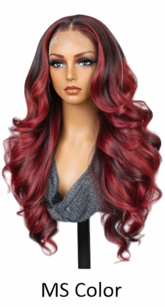 Princess Pink Brazilian Hair 24' Glueless Body Wave Human Hair Pre-cut Lace Front Wigs by Zernabella