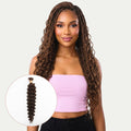 Medium Brown Deep Wave Color 4 Bulk 100% Human Braiding Hair by Private Label