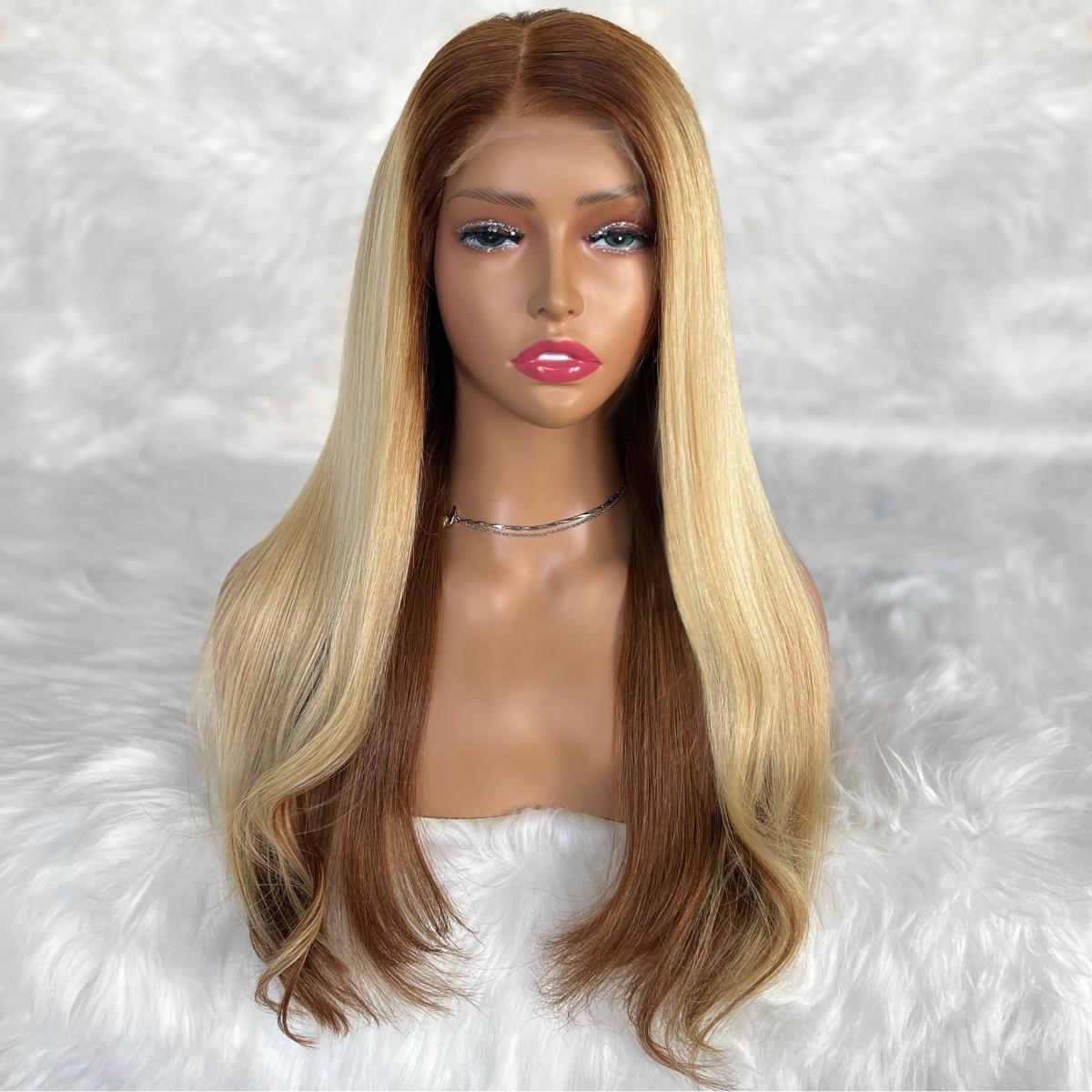 Monique Glueless 5x5 HD Lace Professionally Colored 100% Human Hair Closure Wig by Private Label