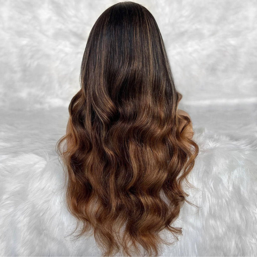 Mystique Glueless 5x5 HD Lace Professionally Colored 100% Human Hair Closure Wig by Private Label