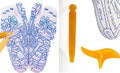 Reflexology Socks with Massage Tool (One Set) by Ovriluxe Enterprises llc