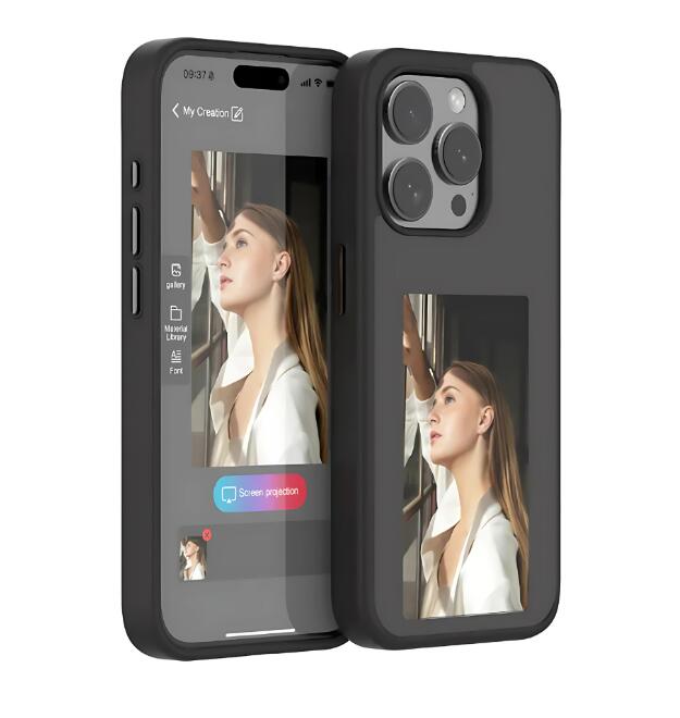 E-Ink Phone Case by Ovriluxe Enterprises llc