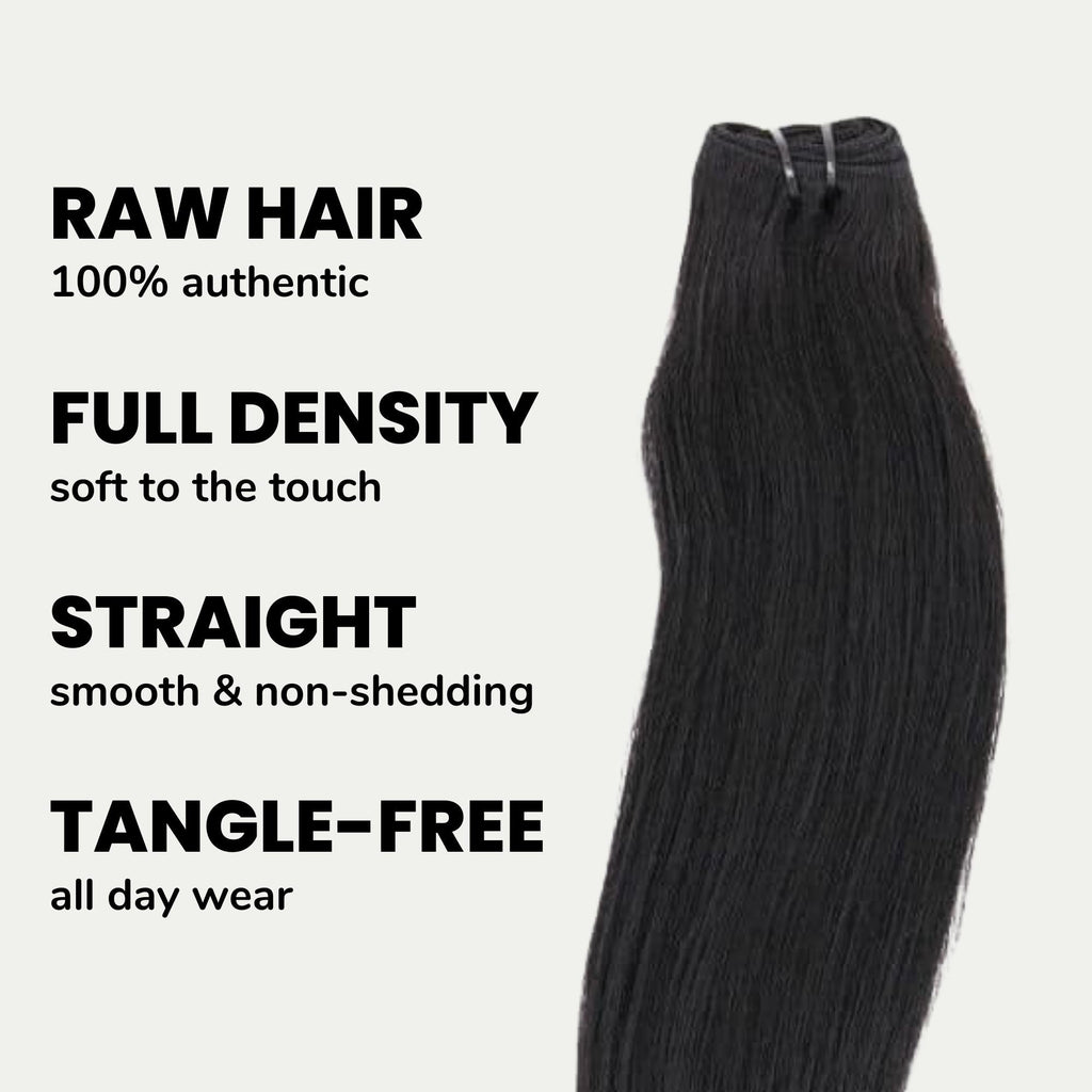 Raw Vietnamese Straight 100% Human Hair Bundles by Private Label