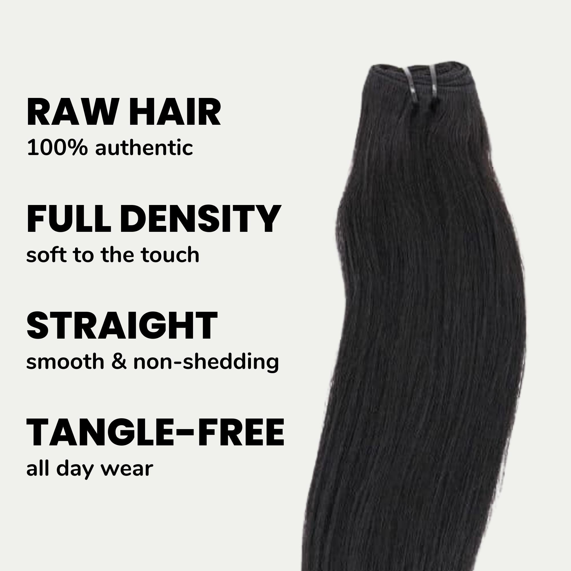 Raw Vietnamese Straight 100% Human Hair Bundles by Private Label