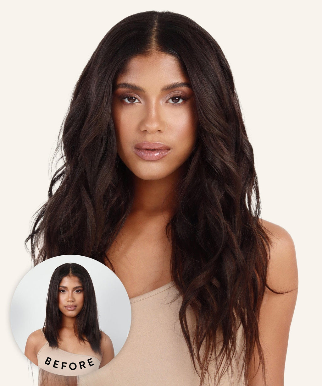 Relaxed Straight Classic Clip-In Hair Extensions by Perfect Locks