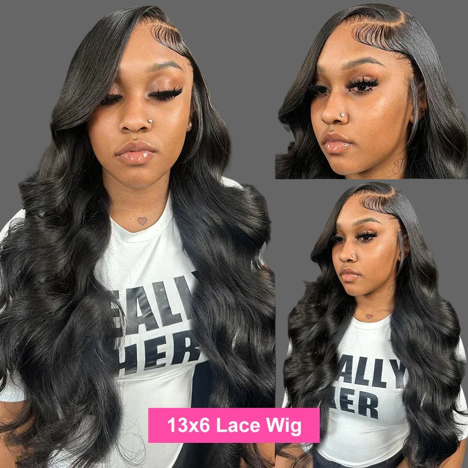 Brazilian Body Wave 13x6 / 360 HD Transparent Lace Front Wig | Pre-Plucked 13x4 Lace Frontal Human Hair Wig for Women by Luxegan