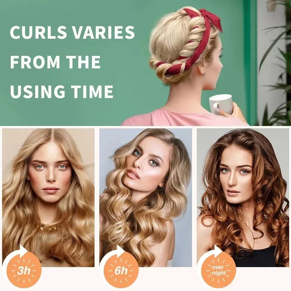 Heatless Curling Rod Headband | No Heat Hair Curler for Soft Overnight Curls by Game On Interactive LLC (OnlyTenBucks.com)
