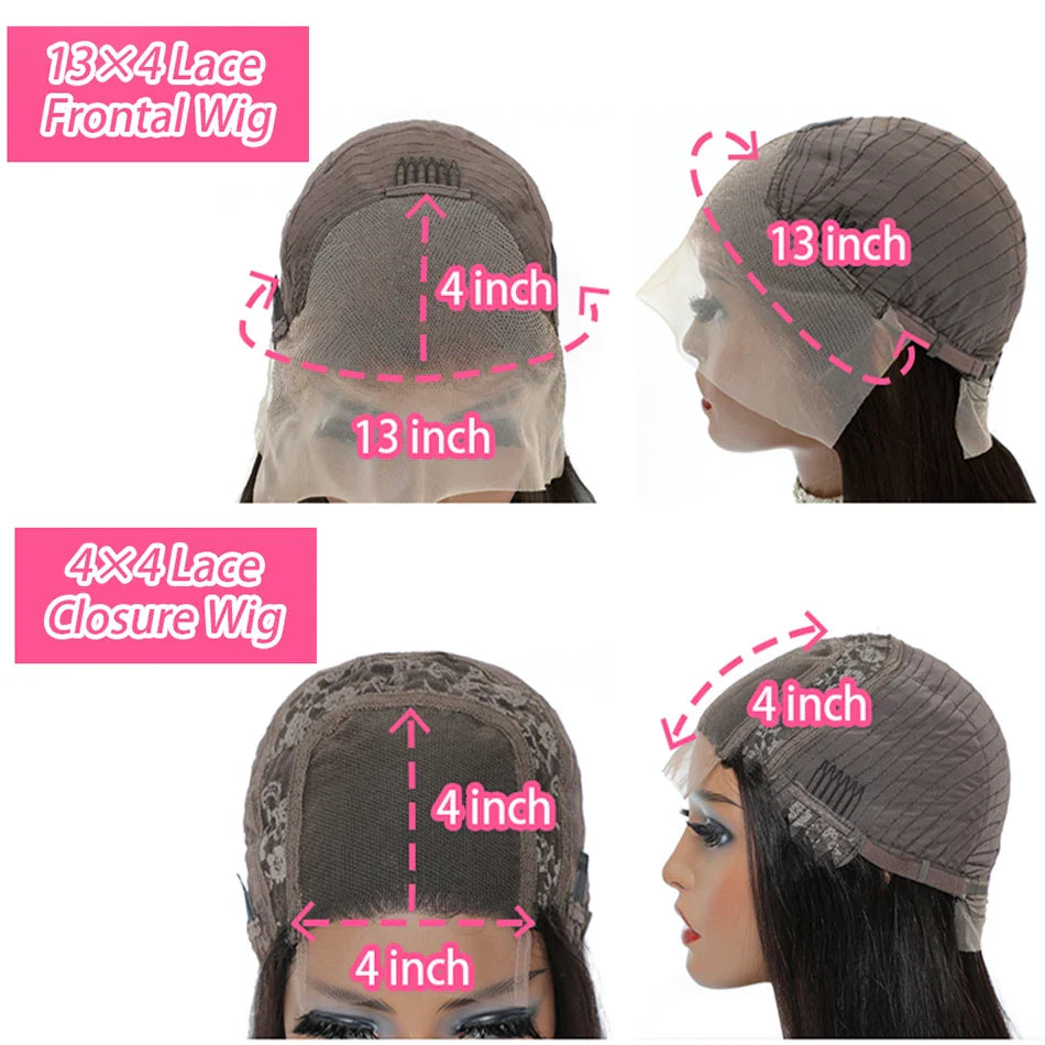 12A Kinky Curly Bob Wig | Glueless 13x4 Lace Frontal Wig | Brazilian Remy Hair by Luxegan
