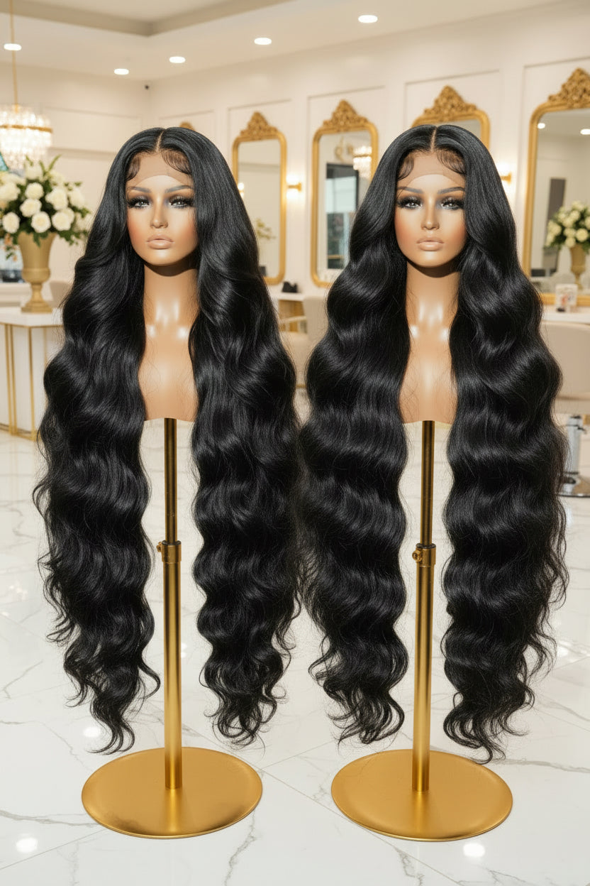 Brazilian Body Wave 13x6 / 360 HD Transparent Lace Front Wig | Pre-Plucked 13x4 Lace Frontal Human Hair Wig for Women by Luxegan
