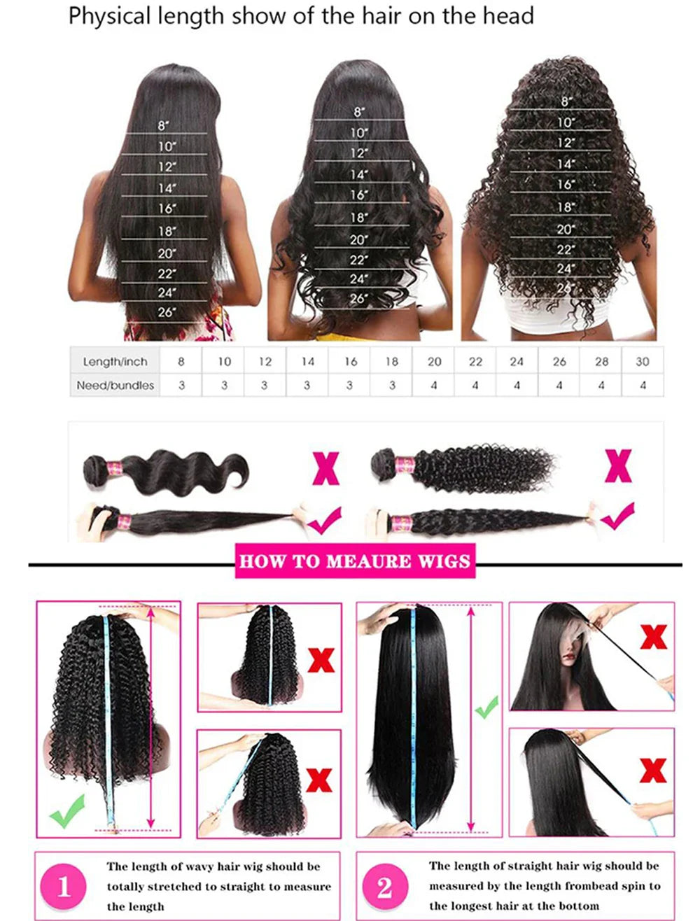 8-32 Inch Bone Straight Brazilian Remy Human Hair Weave Bundles | Natural Color 12A | 1, 3, or 4 Bundles by Luxegan