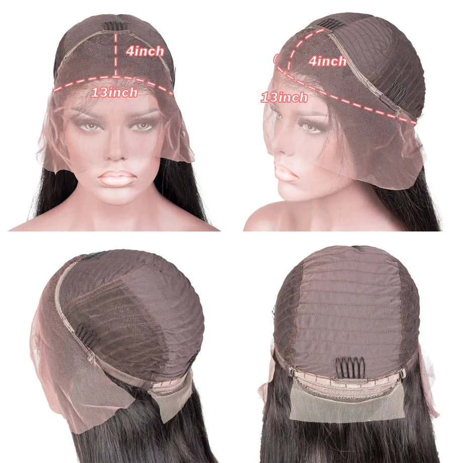 613 Honey Blonde Bob Lace Front Human Hair Wigs 13x4 Remy Brazilian Straight Short Bob 10 14 Inch by Luxegan