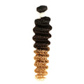 Ombre Brazilian Deep Wave Human Hair Bundles | Remy 2 Tone Color T1B/27#, T1B/30#, T1B/99J# (1, 3, or 4 Pcs) by Luxegan