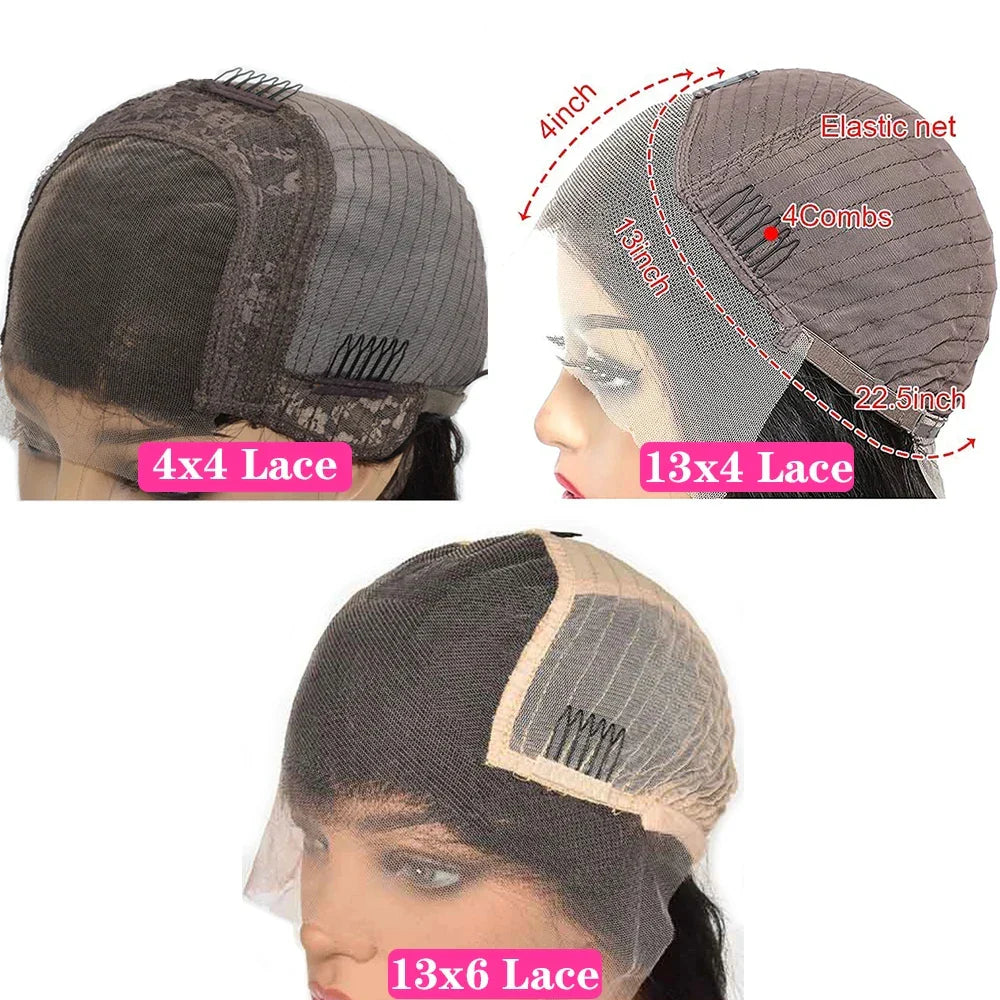 Double Drawn Kinky Curly HD Lace Frontal Wig | High Density Human Hair by Luxegan