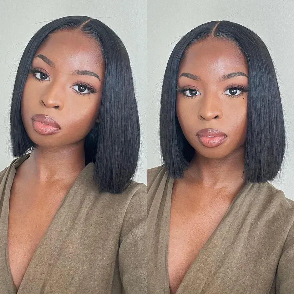 12A Peruvian Straight Bundles | 100% Raw Virgin Human Hair Extensions (Natural Black, 1/3/4 Pcs) by Luxegan