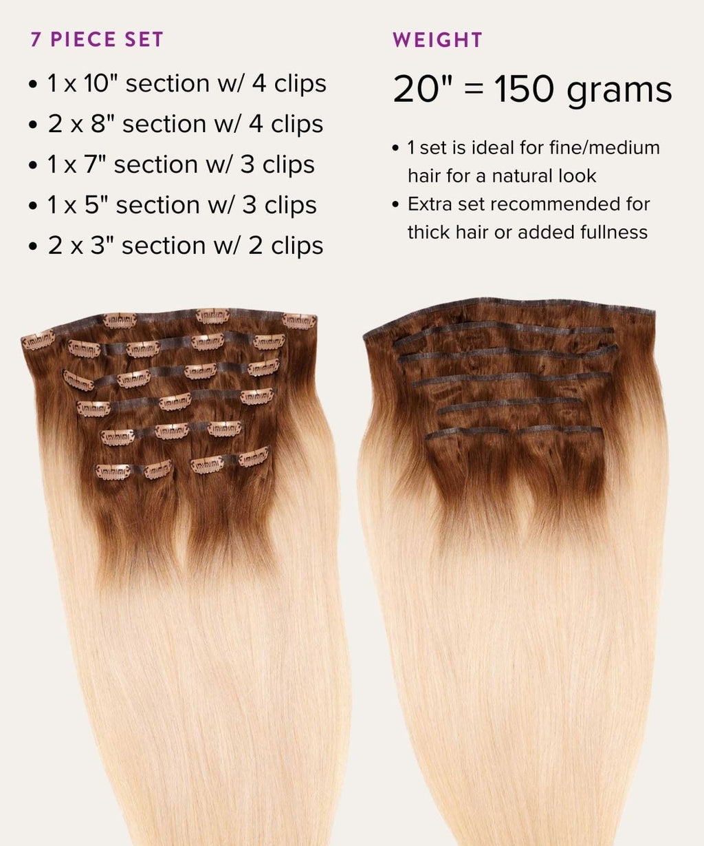 Curly Seamless Clip-In Hair Extensions by Perfect Locks