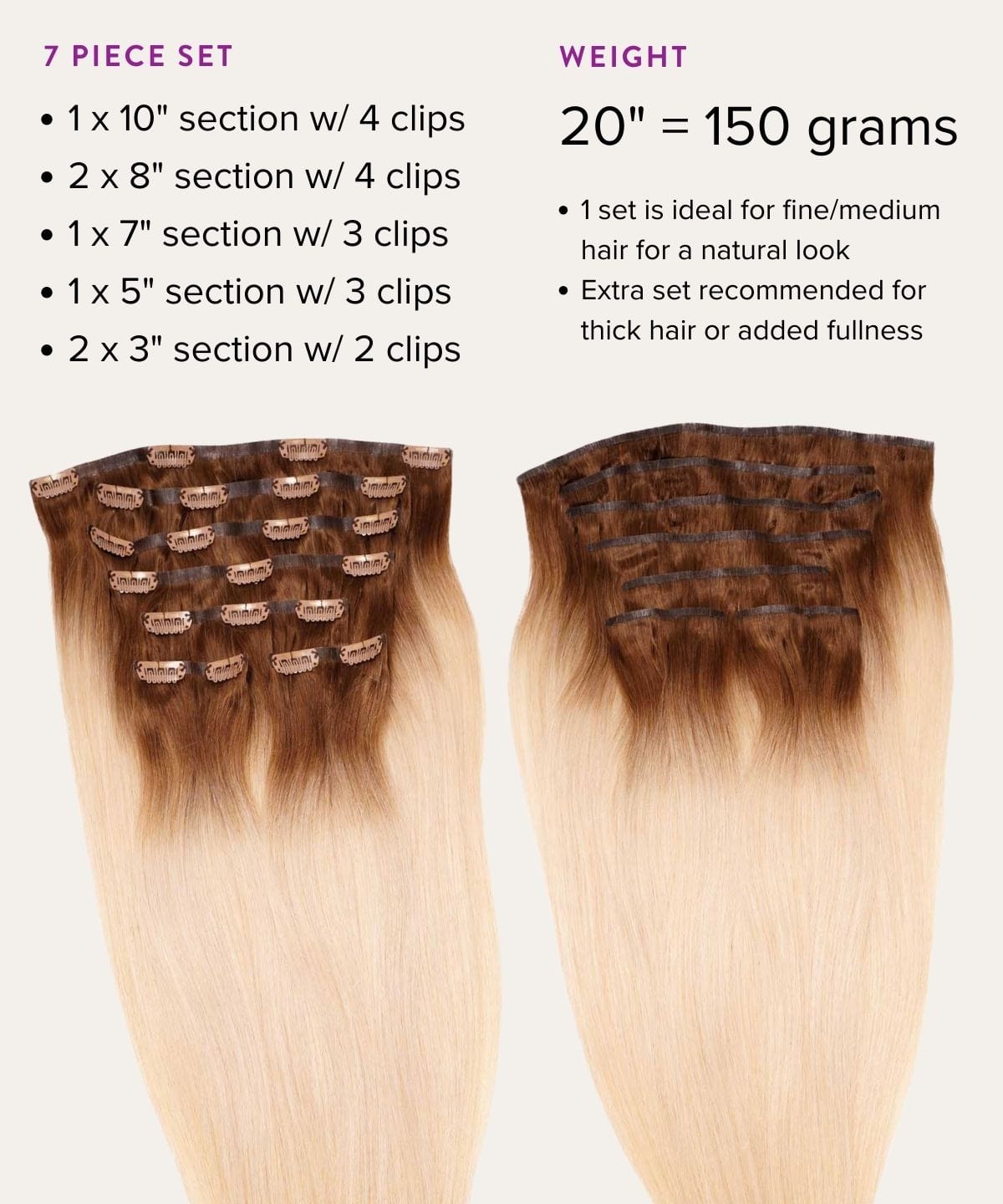 Curly Seamless Clip-In Hair Extensions by Perfect Locks