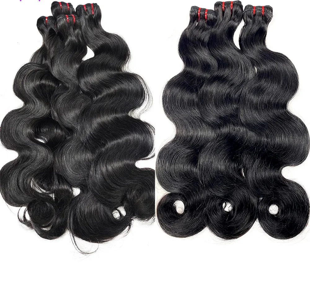 15A Double Drawn Body Wave Vietnamese Raw Hair Bundles | 18 20 22 Inch Human Hair Extensions | Virgin Hair Weave by Luxegan