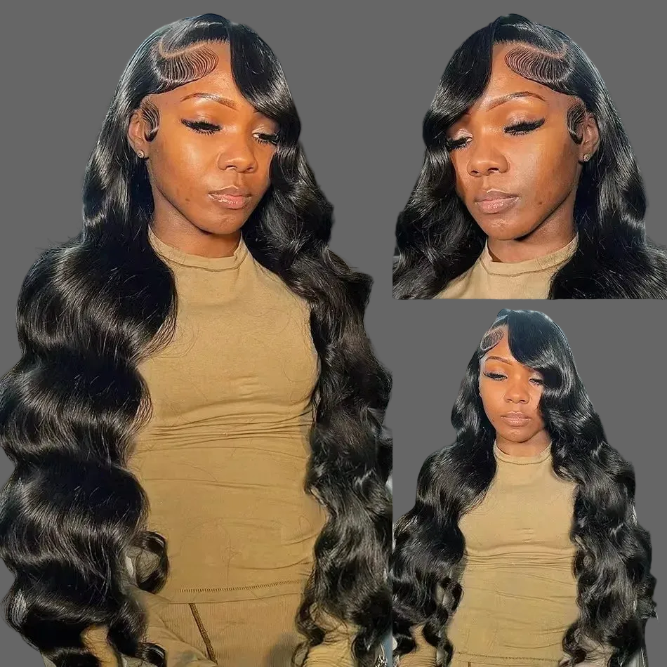 Brazilian Body Wave 13x6 / 360 HD Transparent Lace Front Wig | Pre-Plucked 13x4 Lace Frontal Human Hair Wig for Women by Luxegan