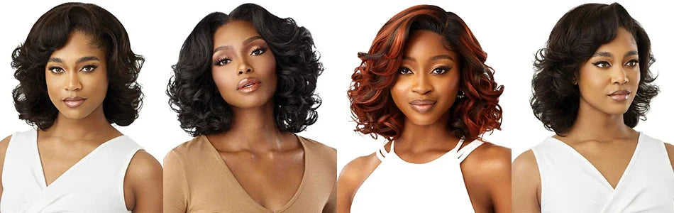 100% Human Hair | Highlight | Vietnamese | Bob | Bouncy | Loose | Curly | HD Lace Closure | Glueless Wigs | Human Hair | Ready To Wear by Luxegan