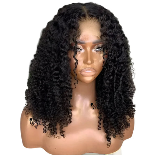 3C 4A Premium Virgin Burmese Curly Lace Frontal Wig | 250% Density by Luxegan