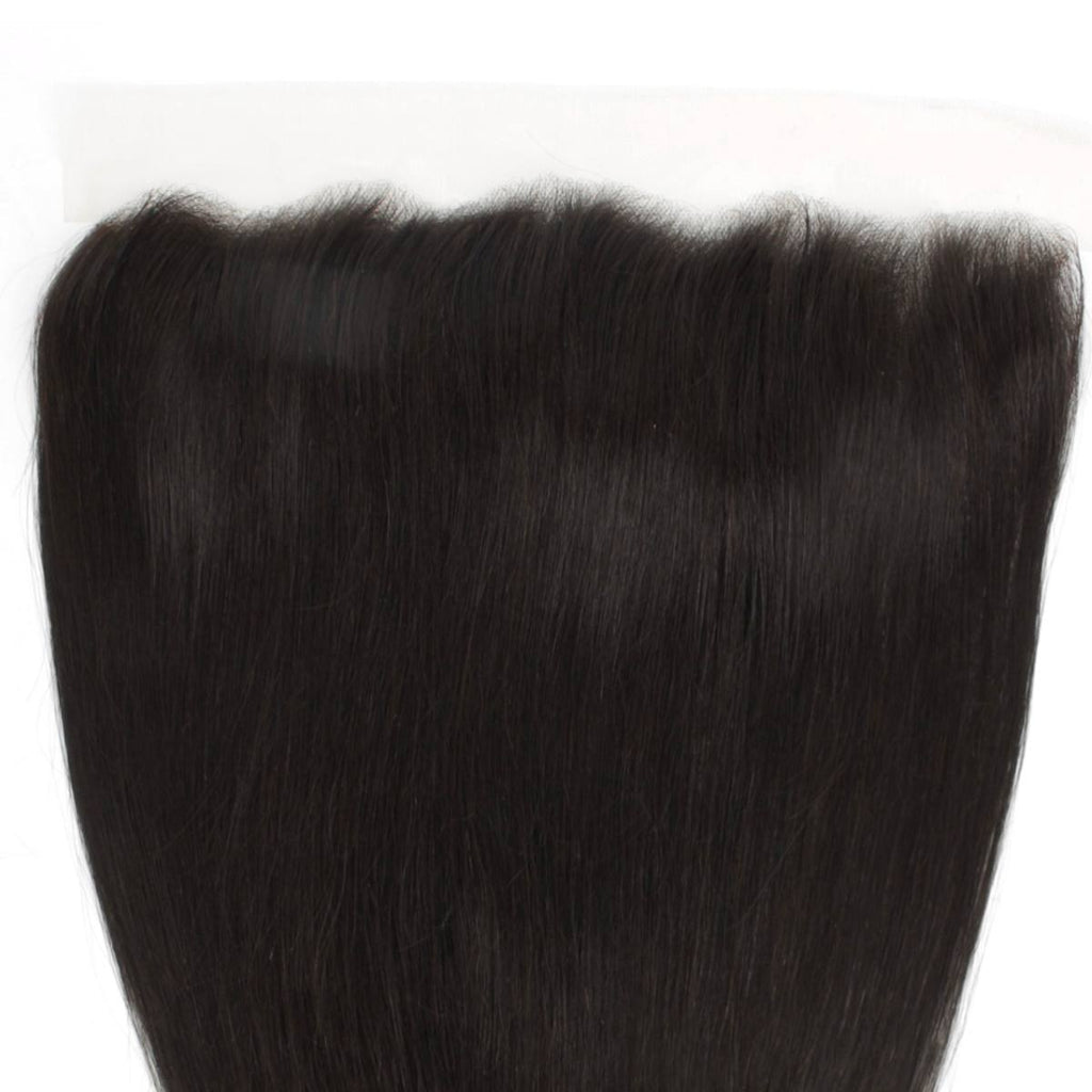 Brazilian Straight 13x4 Transparent Lace Human Hair Frontal by Private Label