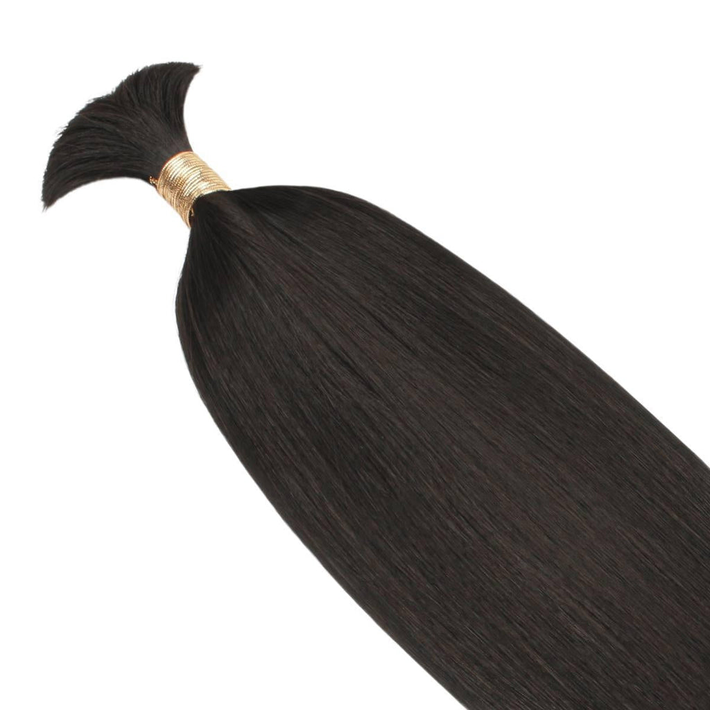 Straight Bulk 100% Human Braiding Hair by Private Label