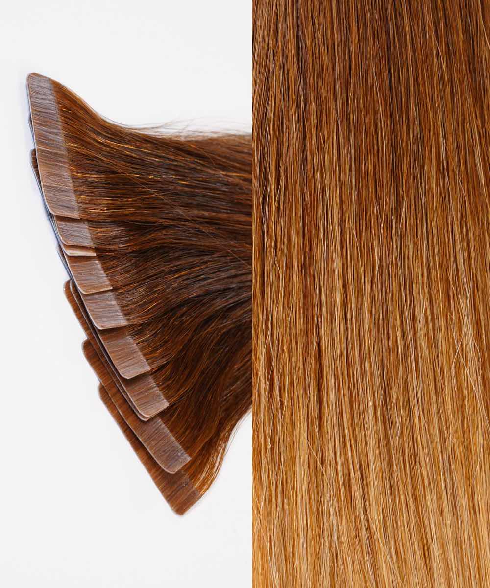 Straight Classic Tape-In Hair Extensions by Perfect Locks