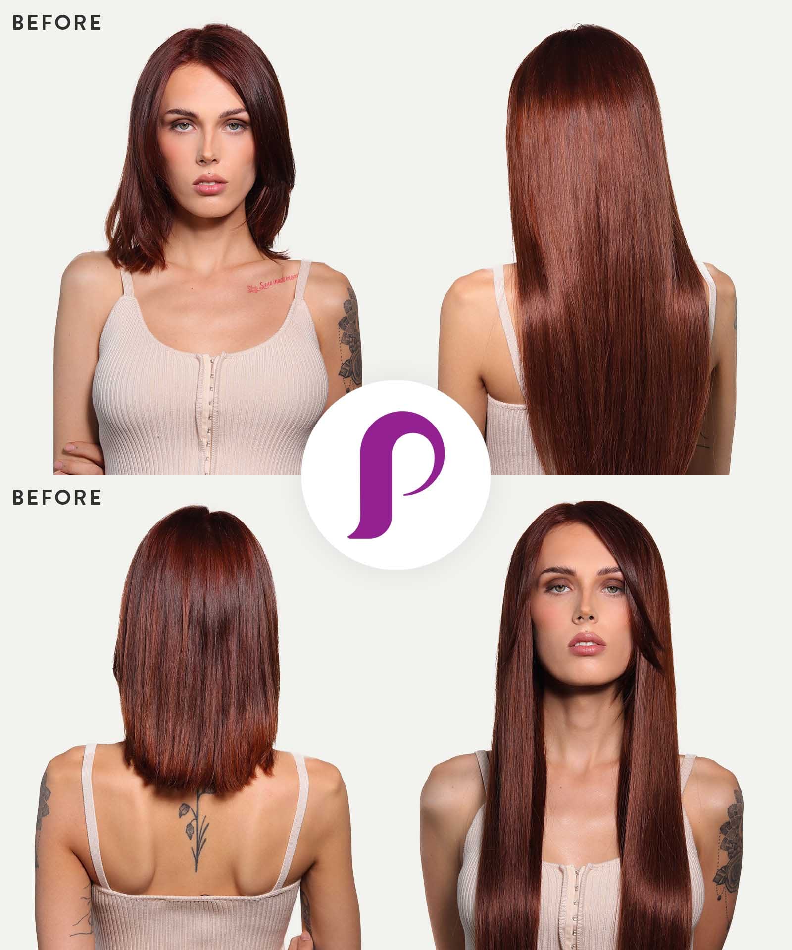 Straight Classic Tape-In Hair Extensions by Perfect Locks
