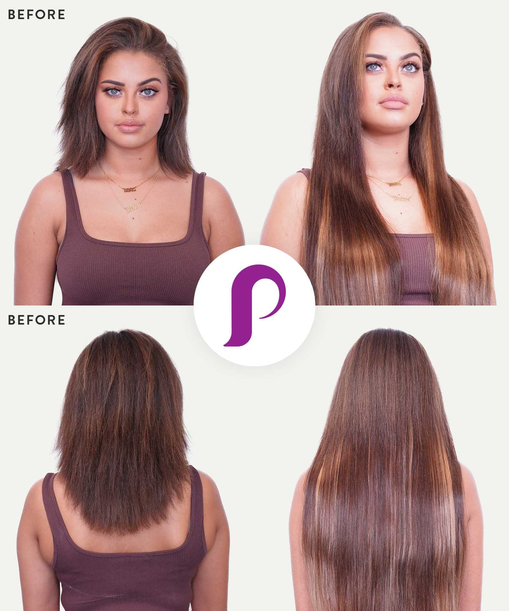 Straight Classic Tape-In Hair Extensions by Perfect Locks