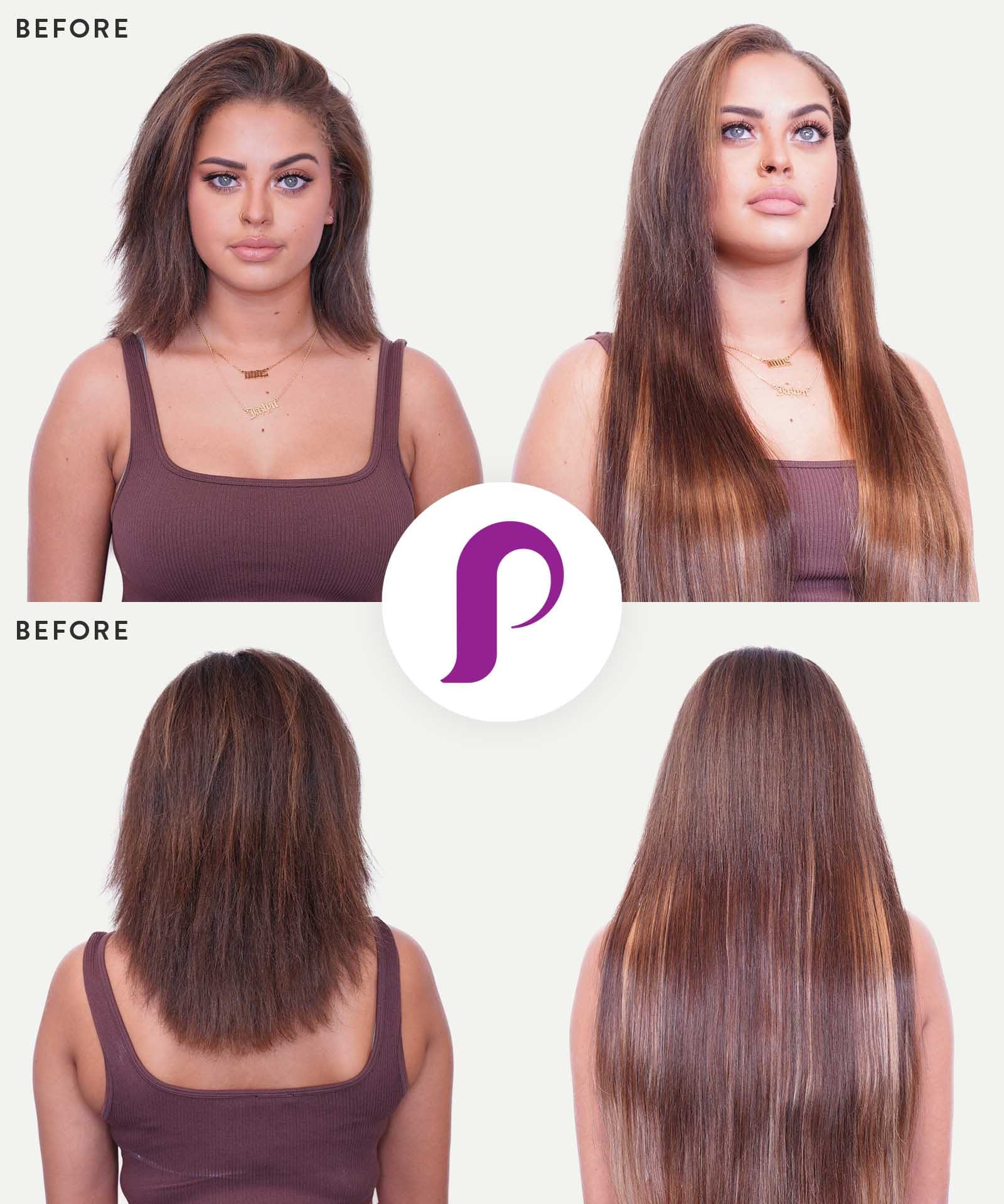 Straight Classic Tape-In Hair Extensions by Perfect Locks