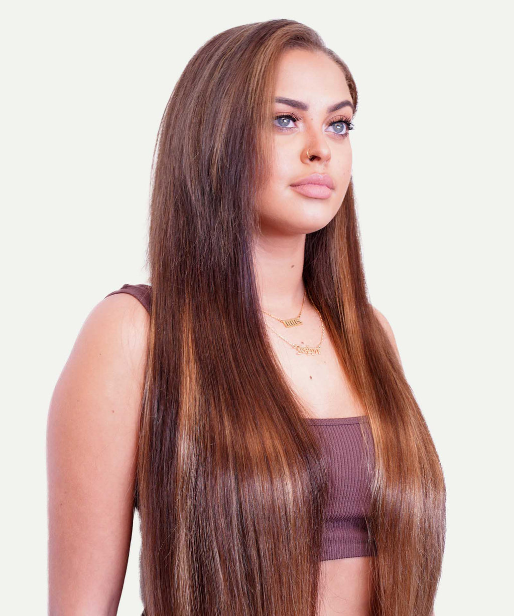 Straight Classic Tape-In Hair Extensions by Perfect Locks