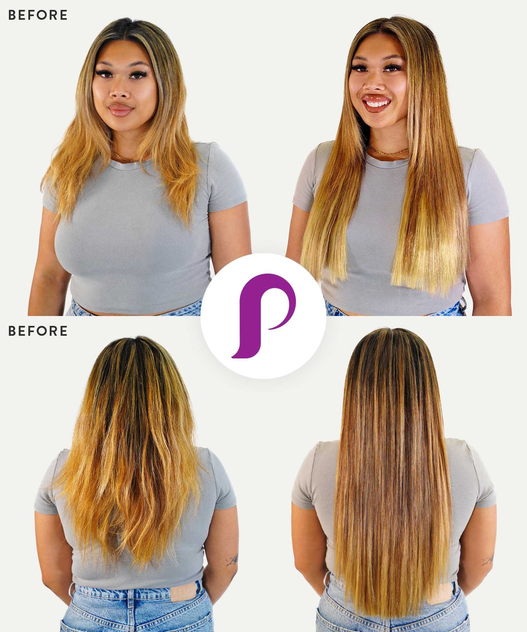 Straight Classic Tape-In Hair Extensions by Perfect Locks