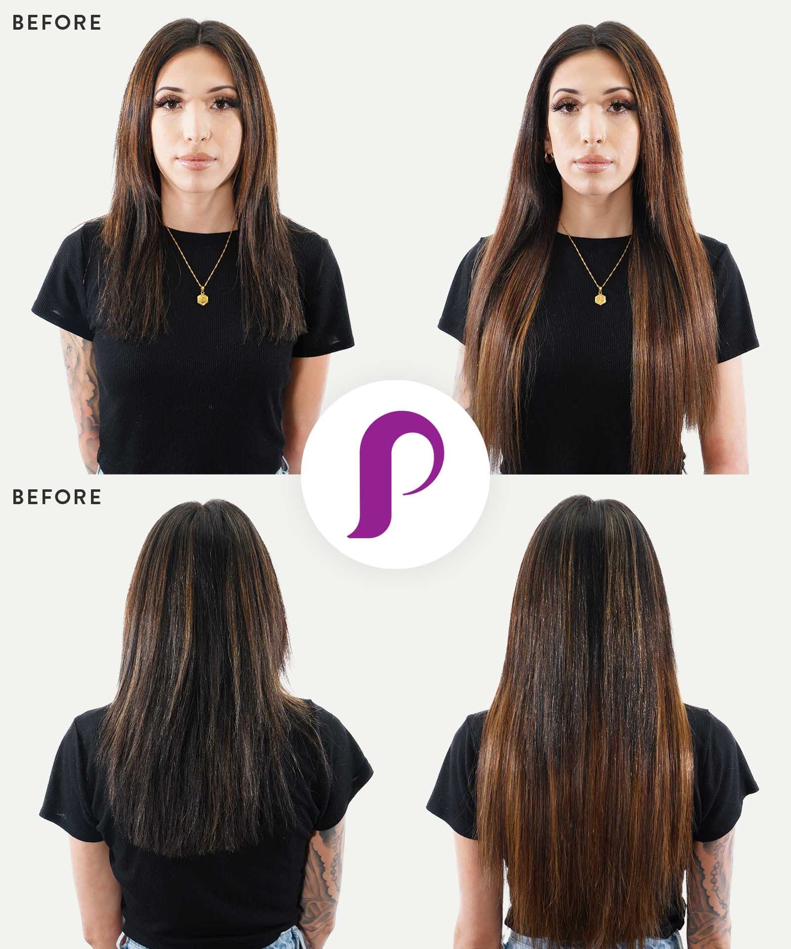 Straight Classic Tape-In Hair Extensions by Perfect Locks