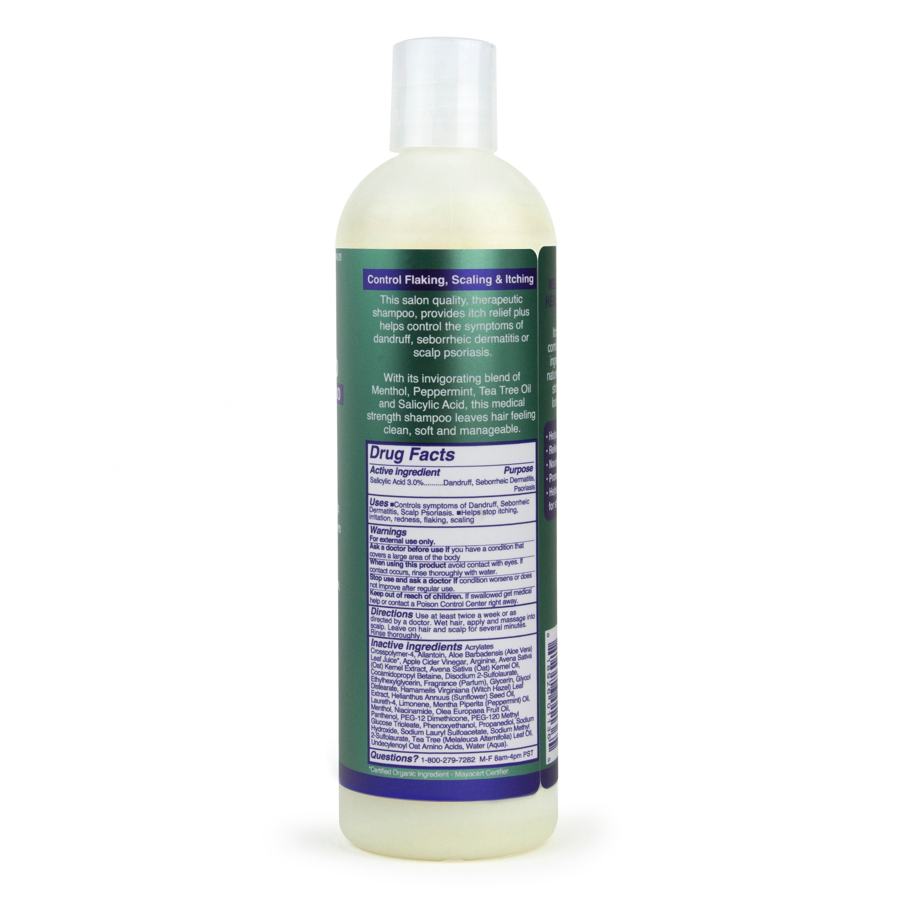 Tea Tree Itchy Scalp Shampoo – Dandruff & Itch Relief | TriDerma by TriDerma MD