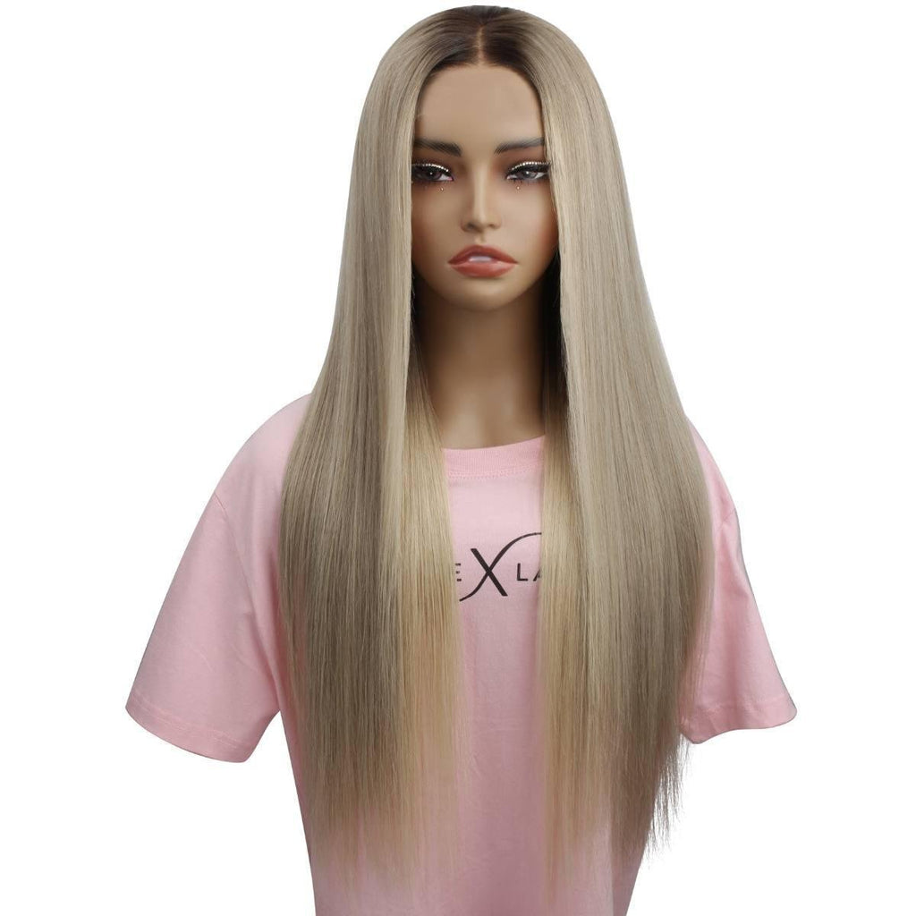 Tiffany Glueless 5x5 HD Lace Professionally Colored 100% Human Hair Closure Wig by Private Label
