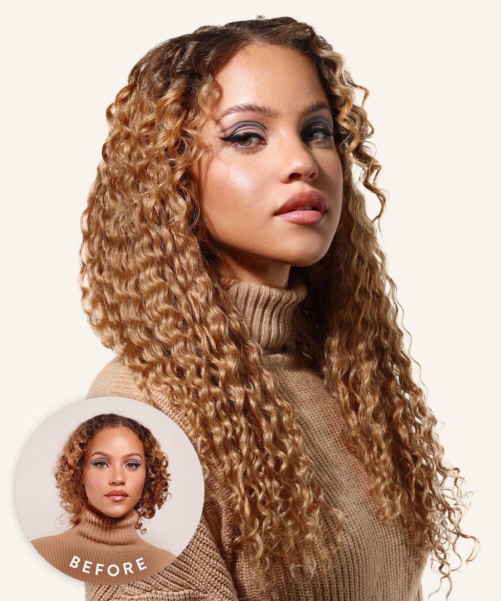 Tight Curly Classic Clip-In Hair Extensions by Perfect Locks