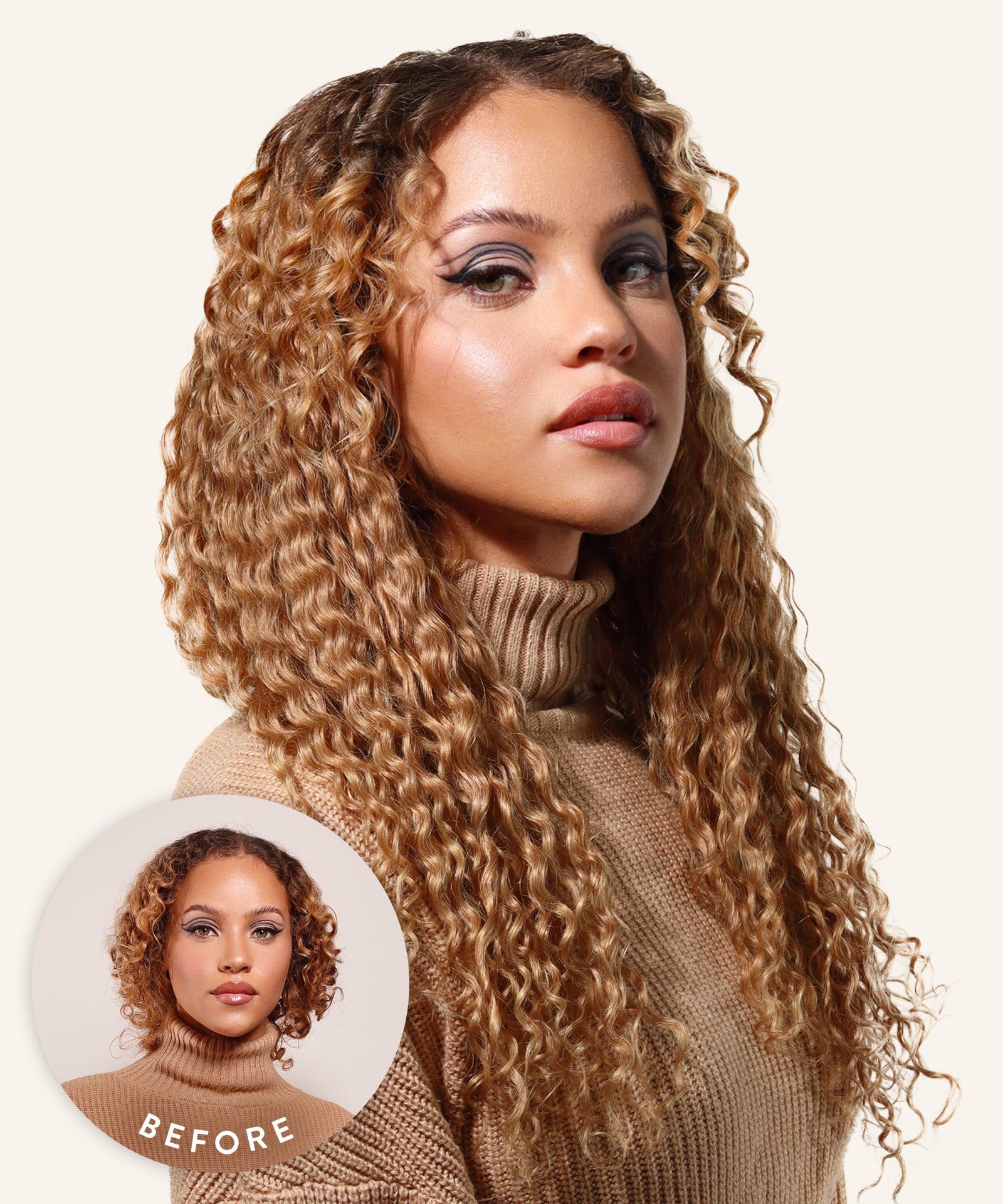 Tight Curly Classic Clip-In Hair Extensions by Perfect Locks