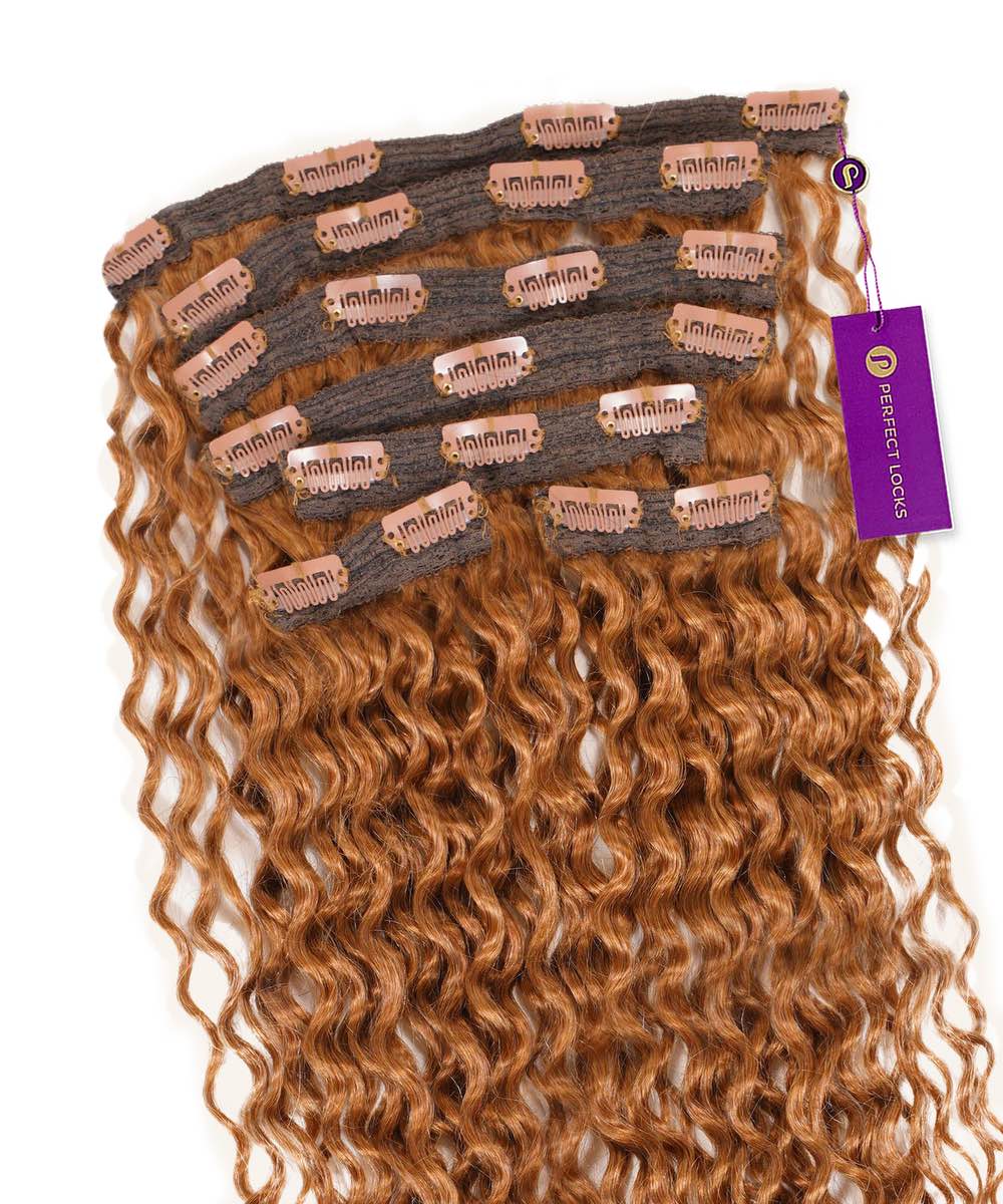 Tight Curly Classic Clip-In Hair Extensions by Perfect Locks