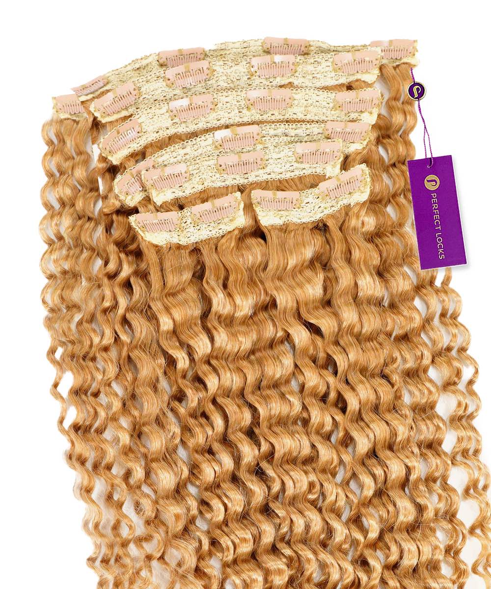 Tight Curly Classic Clip-In Hair Extensions by Perfect Locks
