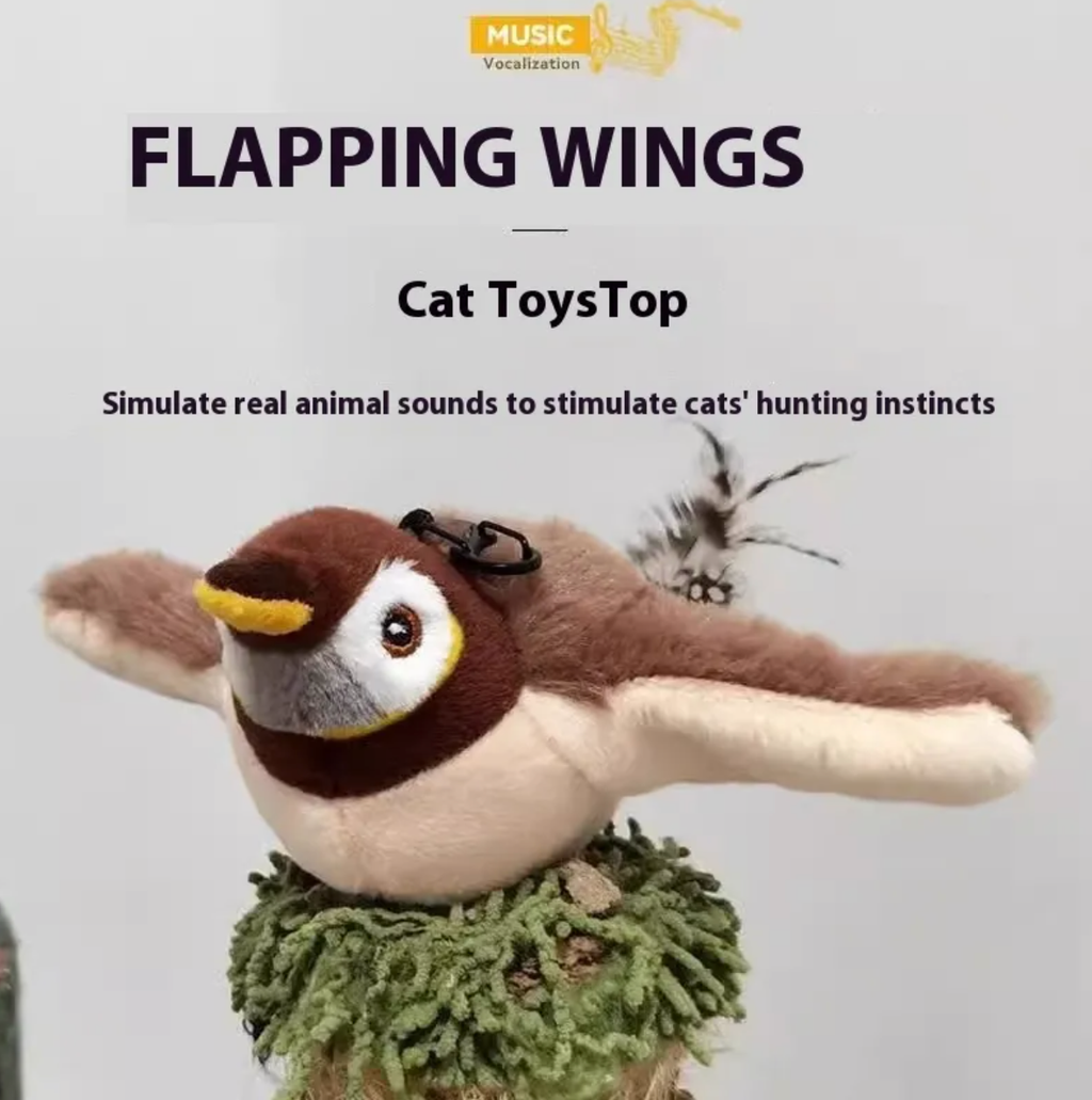 Plush Bird Pet Toy by Ovriluxe Enterprises llc