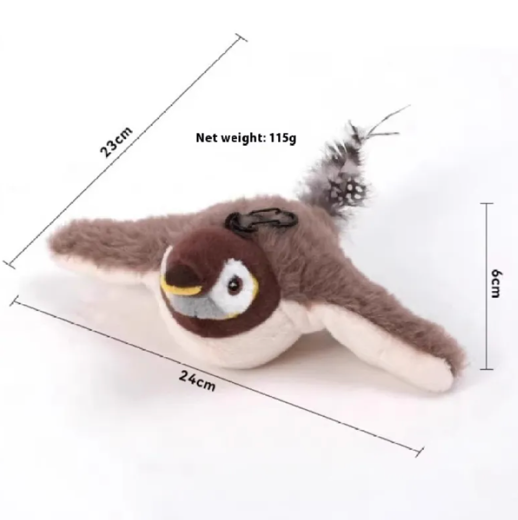 Plush Bird Pet Toy by Ovriluxe Enterprises llc