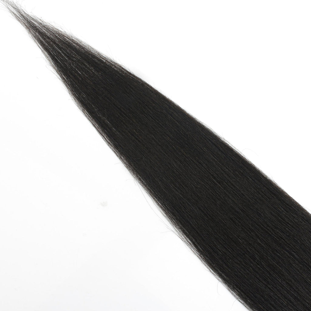 Yaki Straight 2x6 Transparent Lace Human Hair Closure by Private Label