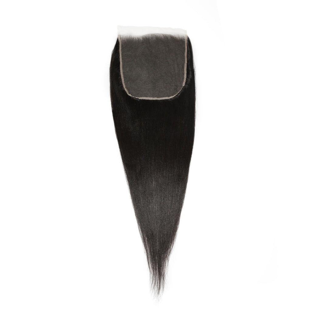 Yaki Straight 7x7 HD Lace Human Hair Closure by Private Label