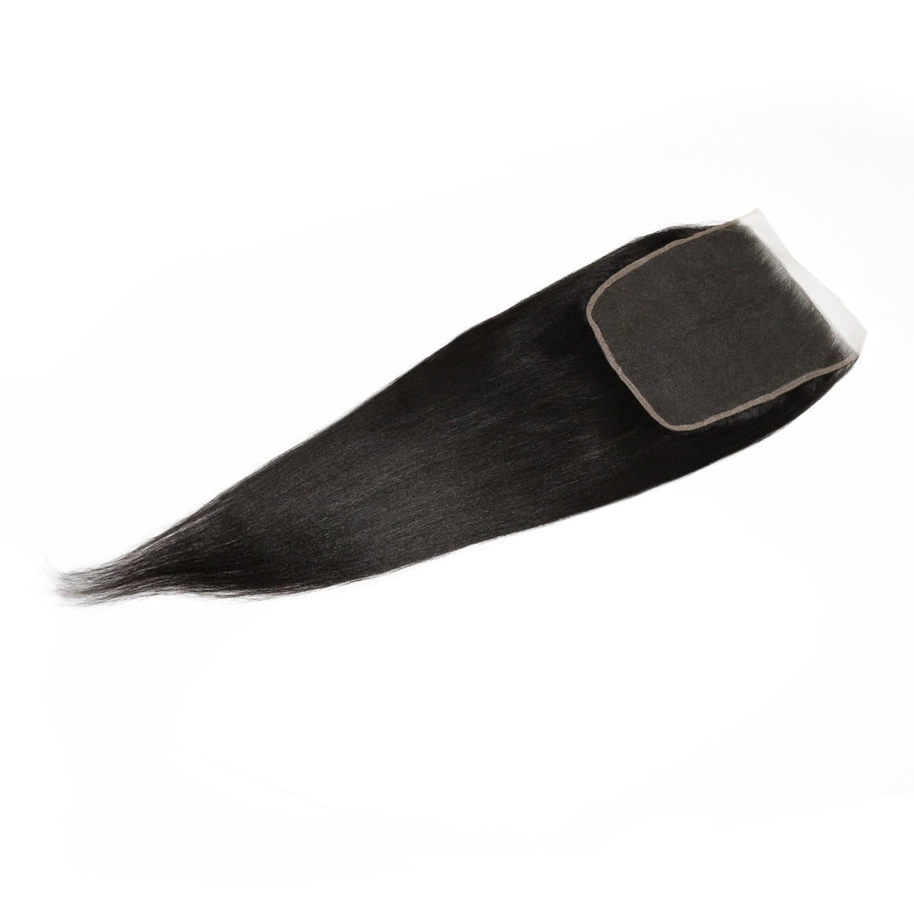 Yaki Straight 7x7 HD Lace Human Hair Closure by Private Label