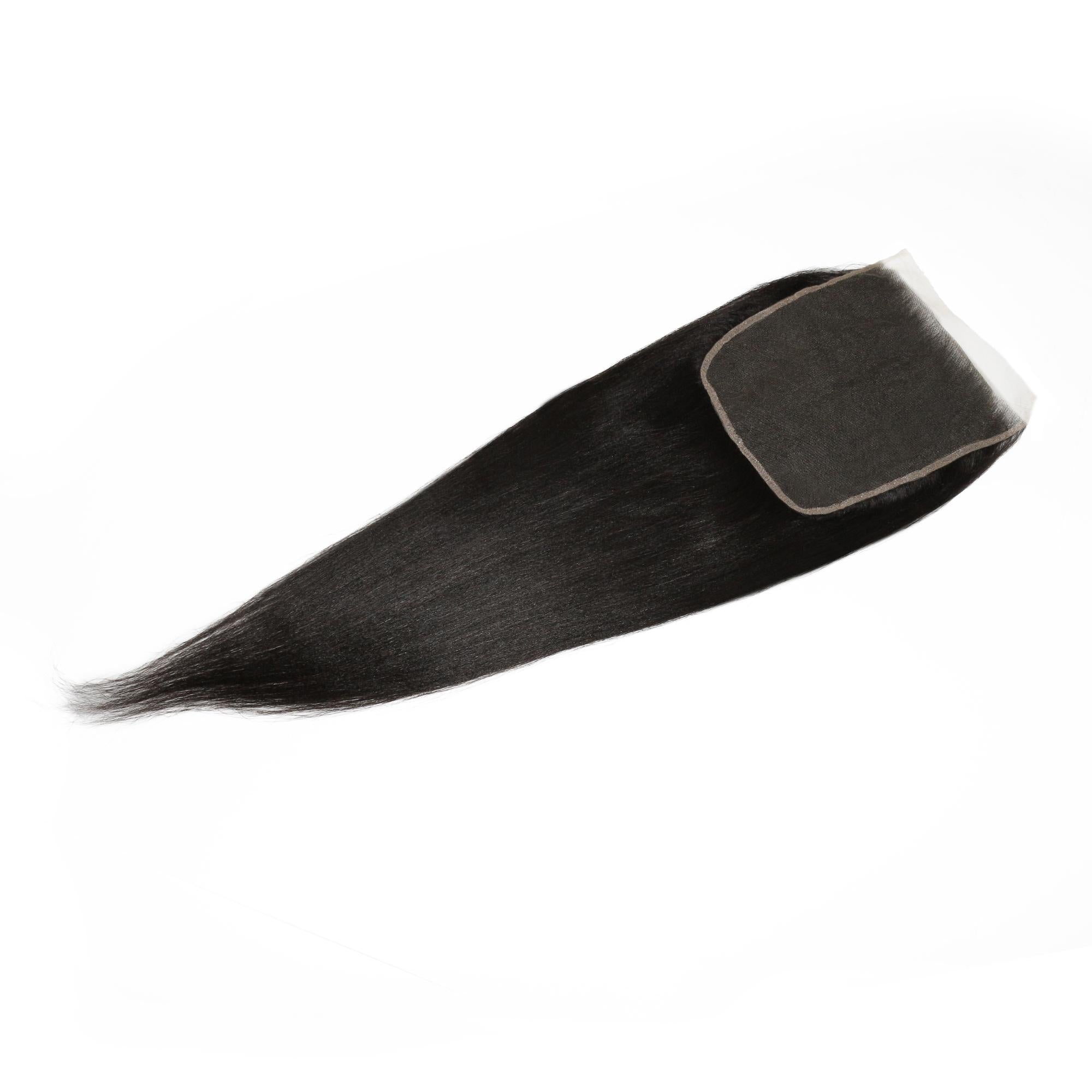 Yaki Straight 7x7 HD Lace Human Hair Closure by Private Label
