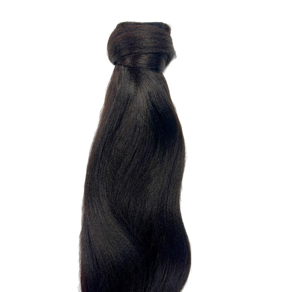 Yaki Straight 100% Human Hair Ponytail Extension by Private Label