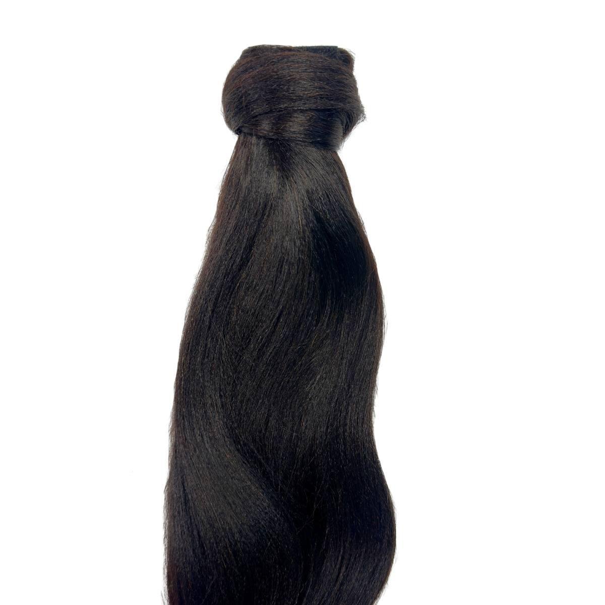 Yaki Straight 100% Human Hair Ponytail Extension by Private Label