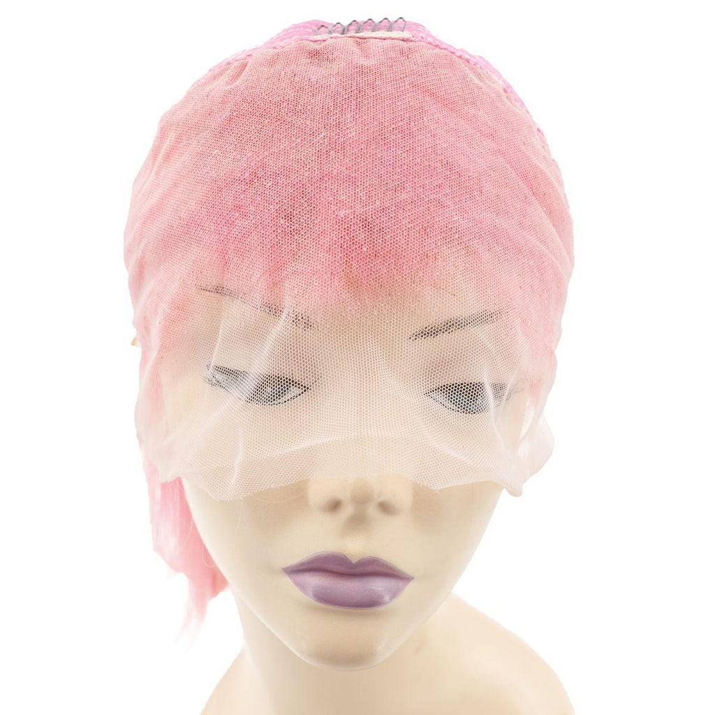 Cotton Candy 13x4 Transparent Lace Front 100% Human Hair Bob Wig by Private Label